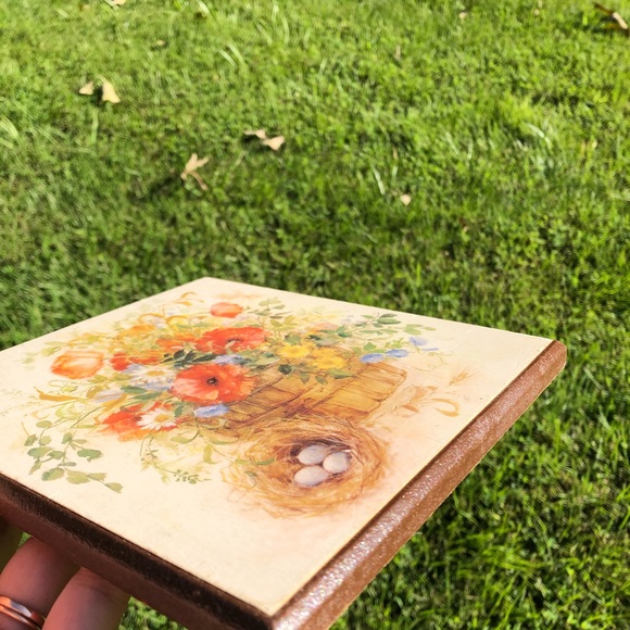 Vintage Wall Decor Vintage Floral Wood Wall Decor Poshmark